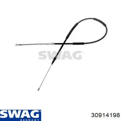 30914198 Swag cable de freno de mano trasero derecho/izquierdo