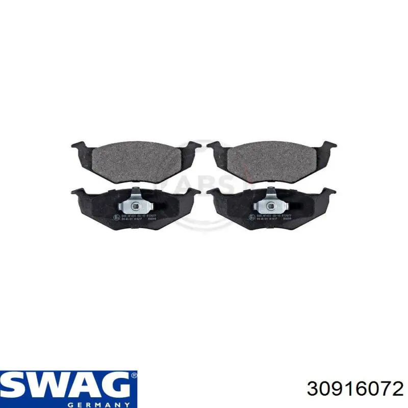 Pastillas freno delanteras Swag 30916072 precio, desde 24,76 EUR