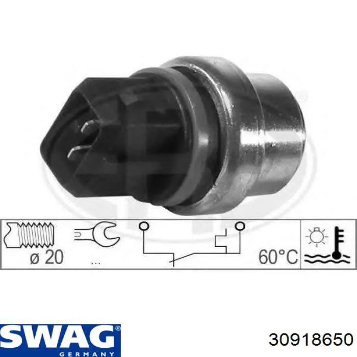 30918650 Swag sensor de temperatura del refrigerante