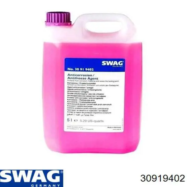 Líquido anticongelante Swag ANTIFREEZE -38°C 5L Violeta (30919402)