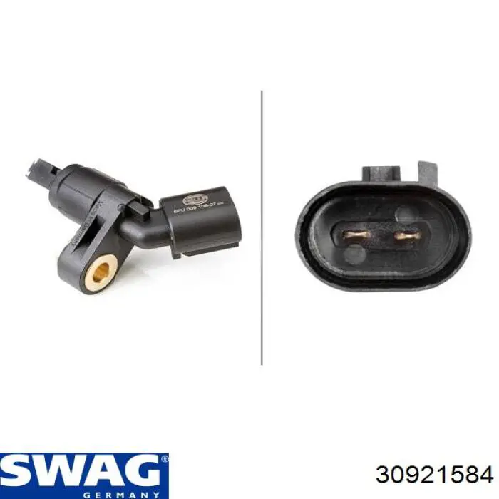 Sensor ABS delantero derecho Swag 30921584 precio, desde 9,97 EUR