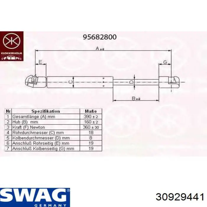 Muelle neumático, capó de motor Jaguar X-type CF1