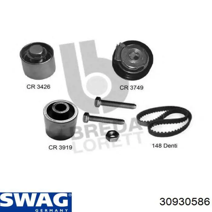 30930586 Swag kit correa de distribución