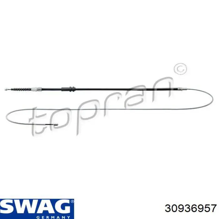 30936957 Swag cable de freno de mano trasero derecho/izquierdo