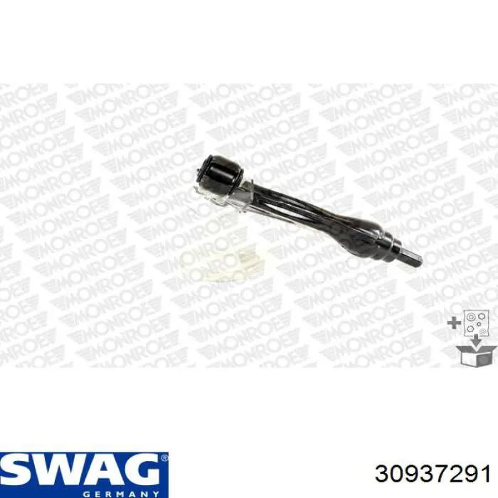 Brazo inferior izquierdo de la suspensión delantera Swag 30937291