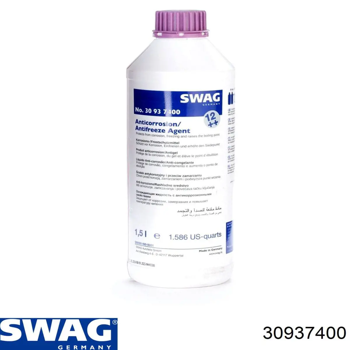 Líquido anticongelante Swag 1.5L Violeta (30937400)