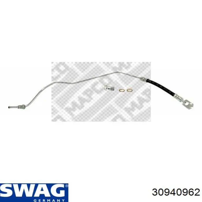 30940962 Swag tubo flexible de frenos trasero derecho