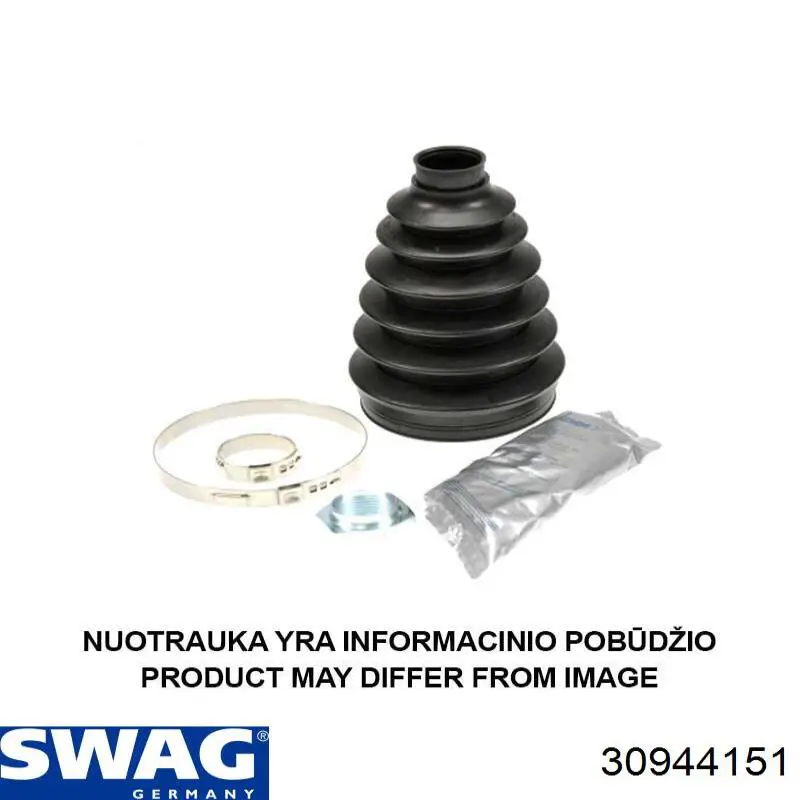 Fuelle de semieje delantero interior 30944151 Swag