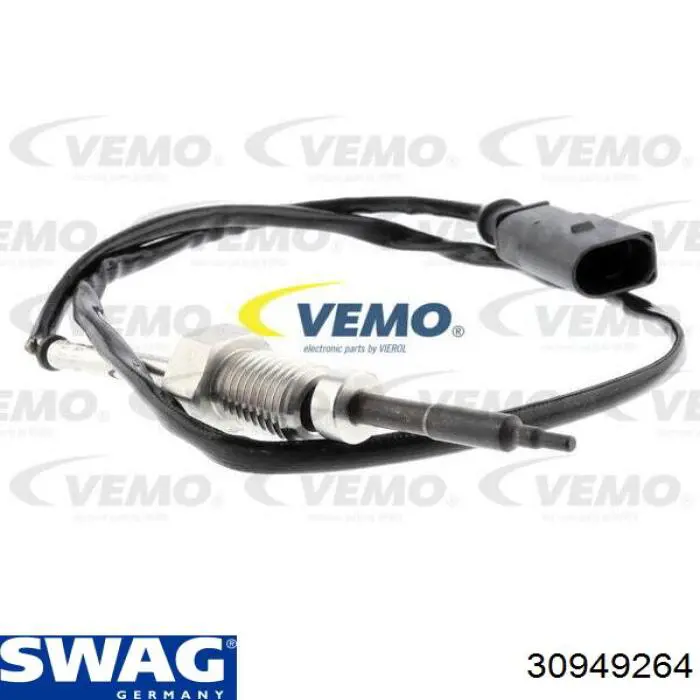 30 94 9264 Swag sensor de temperatura, gas de escape, antes de turbina