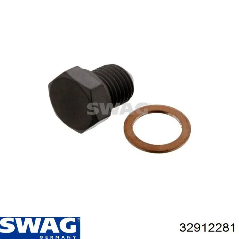 Tapón del cárter de aceite 32912281 Swag