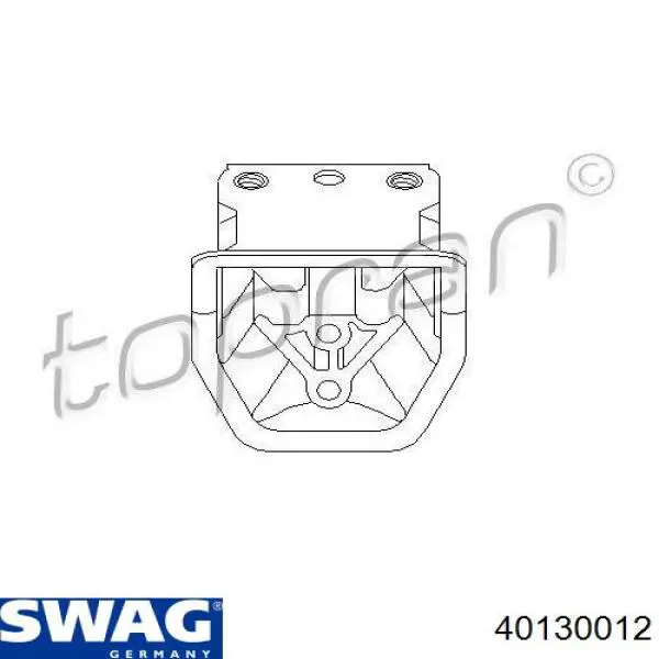 40130012 Swag soporte de motor derecho