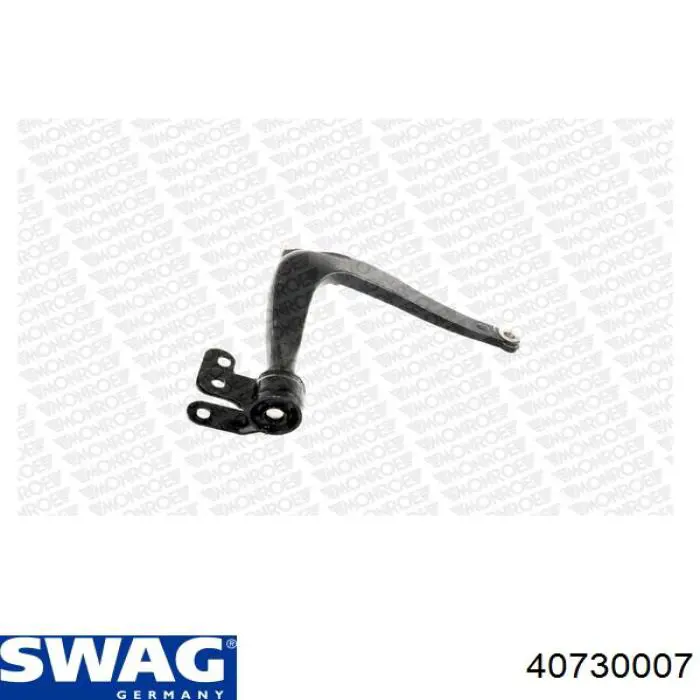Brazo inferior derecho de la suspensión delantera Swag 40730007