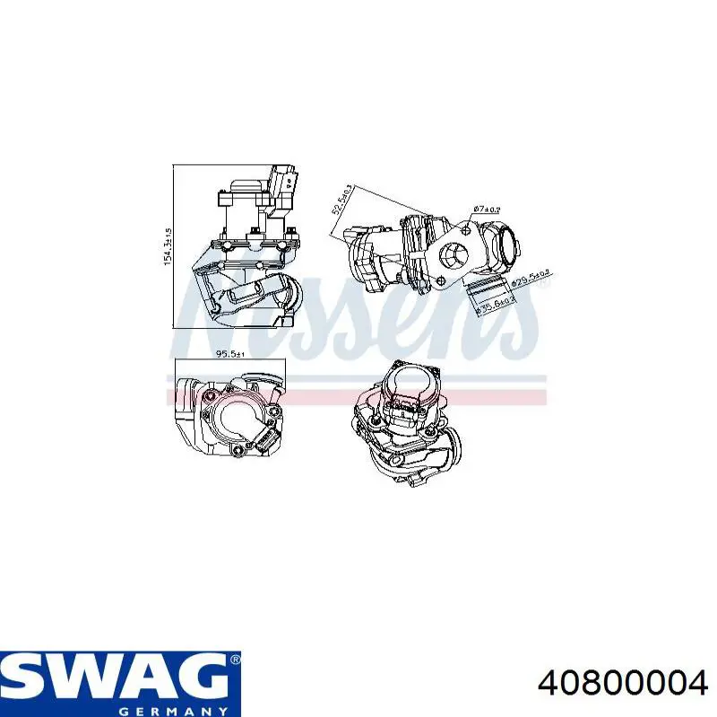 Guardapolvo de dirección Swag 40800004 precio, desde 3,83 EUR