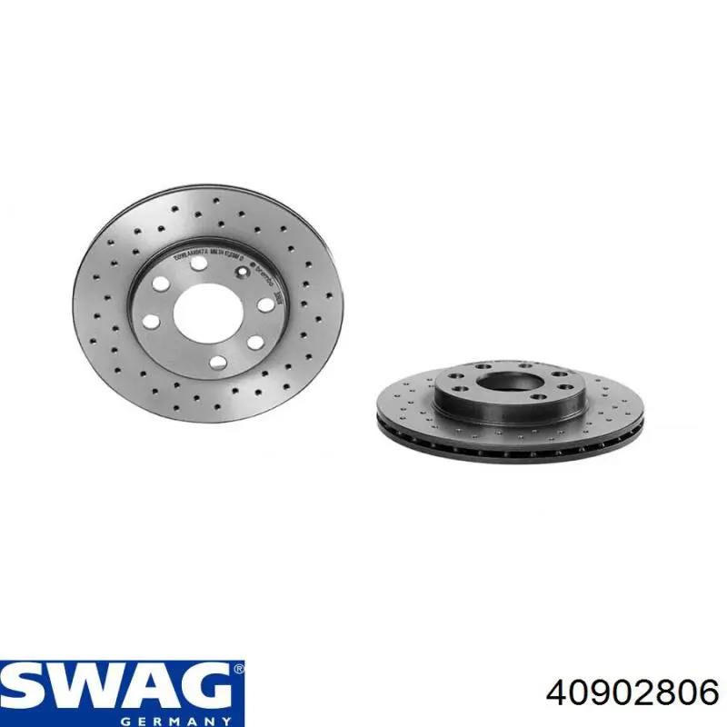 Freno de disco delantero Opel Astra 51, 52, F35, M35