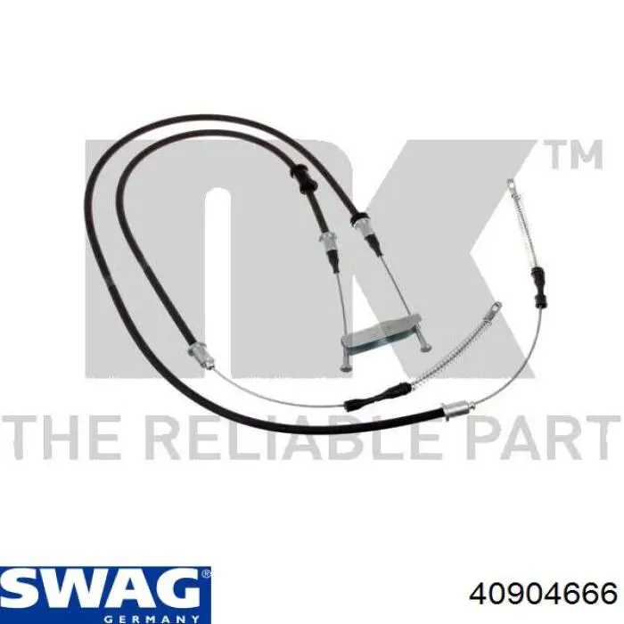 40904666 Swag cable de freno de mano trasero derecho/izquierdo