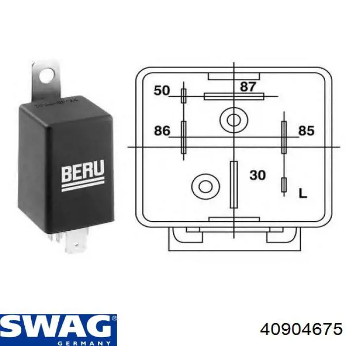 40904675 Swag relé de precalentamiento