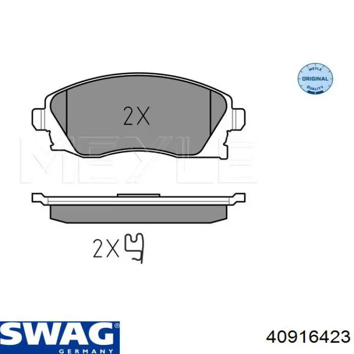 Pastillas de freno delanteras Opel Corsa F08, F68