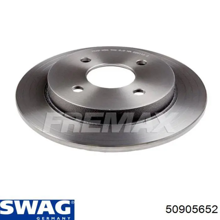 Disco de freno trasero Ford Sierra 1 GBC