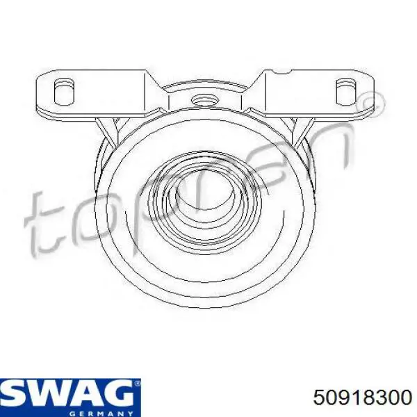 Rodamiento central del eje de transmisión Swag 50918300 precio, desde 20,60 EUR