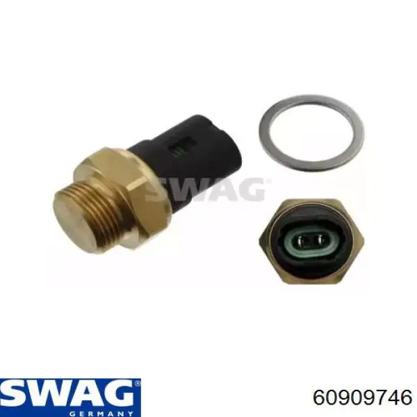 60909746 Swag sensor, temperatura del refrigerante (encendido el ventilador del radiador)