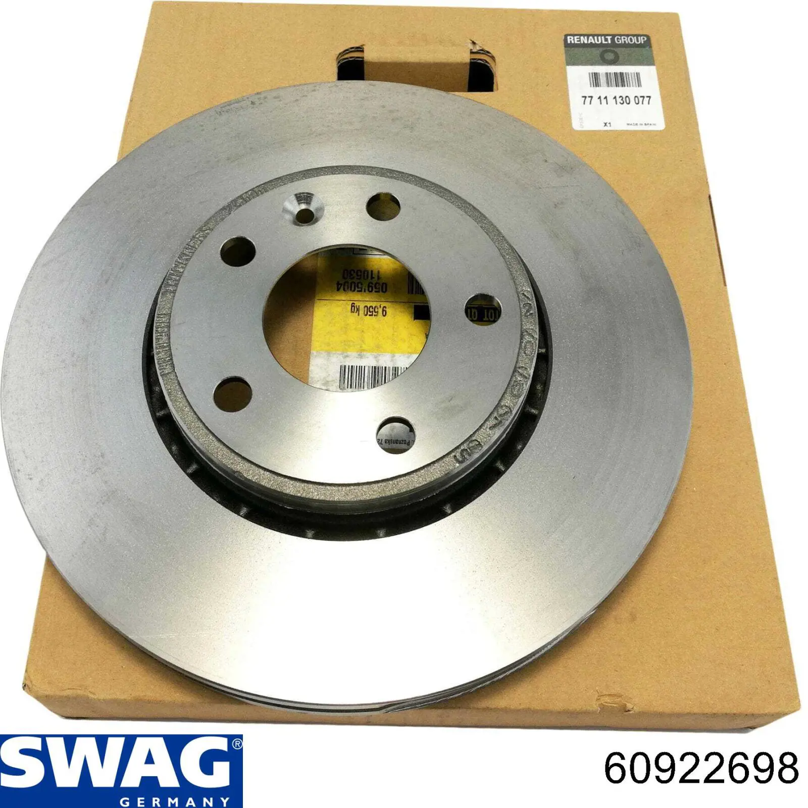 Freno de disco delantero Renault Trafic 2 FL