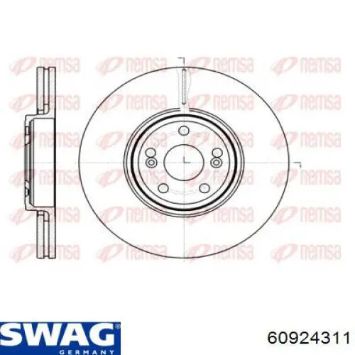 Freno de disco delantero Renault Espace 4 JK0