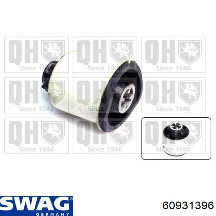 Silentblock del subchasis trasero Swag 60931396 precio, desde 29,99 EUR