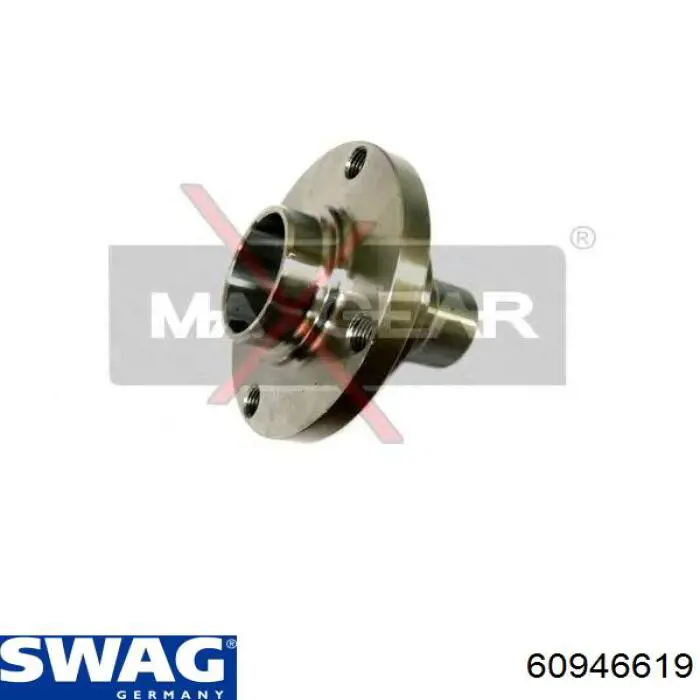 Buje de rueda delantero 60946619 Swag