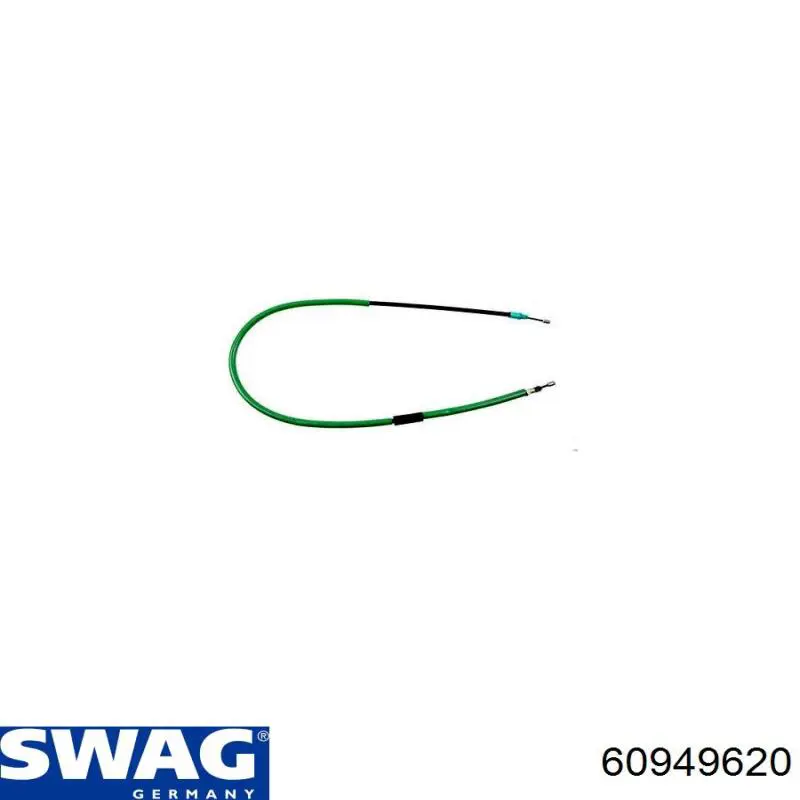 60949620 Swag cable de freno de mano trasero derecho