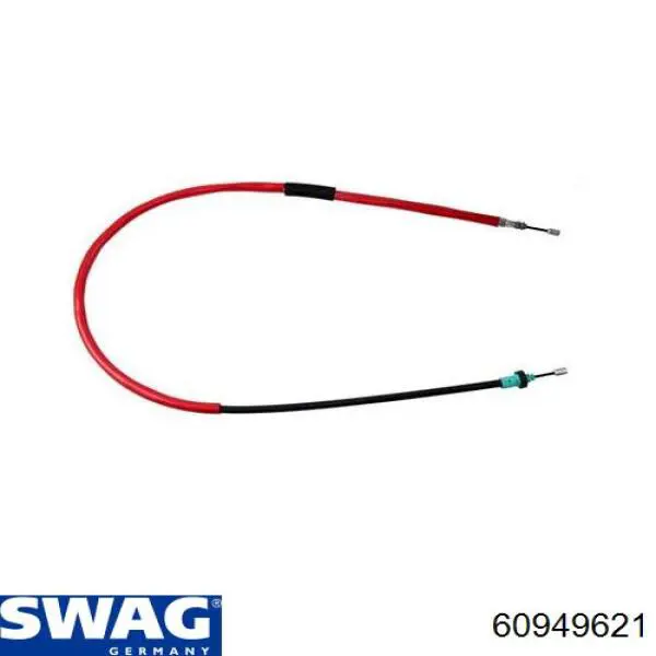 60949621 Swag cable de freno de mano trasero izquierdo