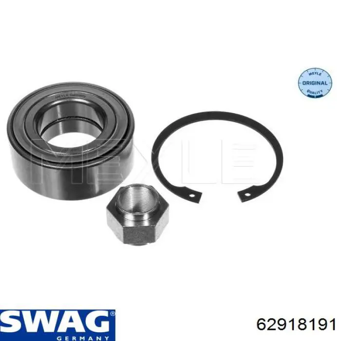 Cojinete de rueda delantero Swag 62918191 precio, desde 21,96 EUR