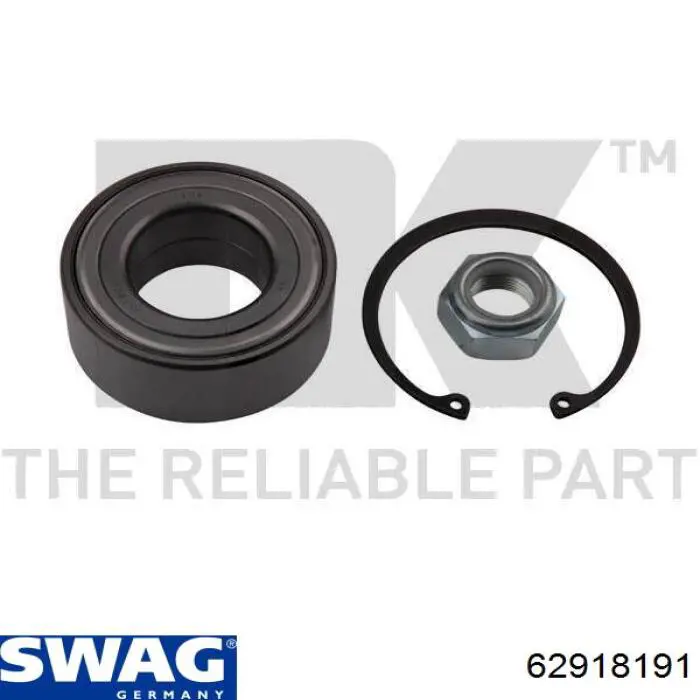 Comprar 62918191 Swag Cojinete de rueda delantero
