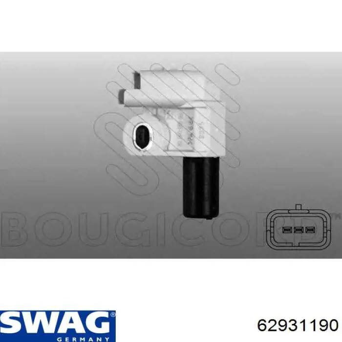 Sensor de posición del cigüeñal Ford Fiesta JH, JD