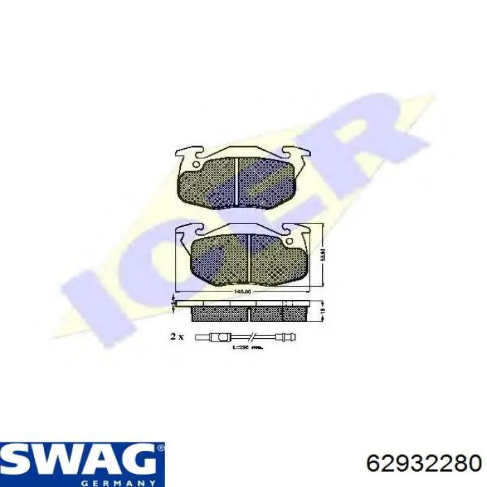 Soporte de motor delantero Swag 62932280 precio, desde 31,10 EUR