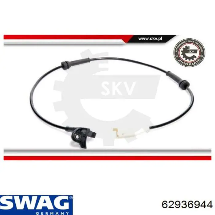 Comprar 62936944 Swag Sensor revoluciones de la rueda, delantero