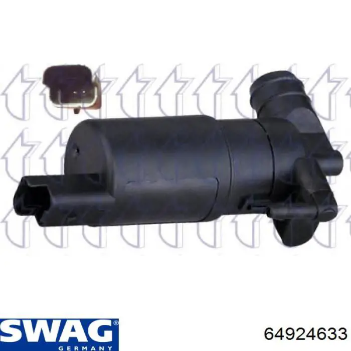 Bomba-motor de limpiaparabrisas delantero/trasero Swag 64924633