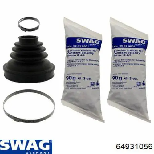 Fuelle transmisión delantero exterior Swag 64931056 precio, desde 7,03 EUR