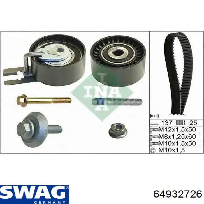 Kit correa de distribución Peugeot Partner 1 5F