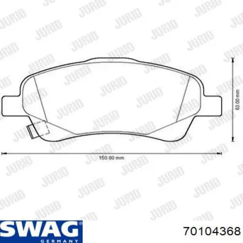 Silentblock de brazo de suspensión Swag 70104368 precio, desde 11,12 EUR