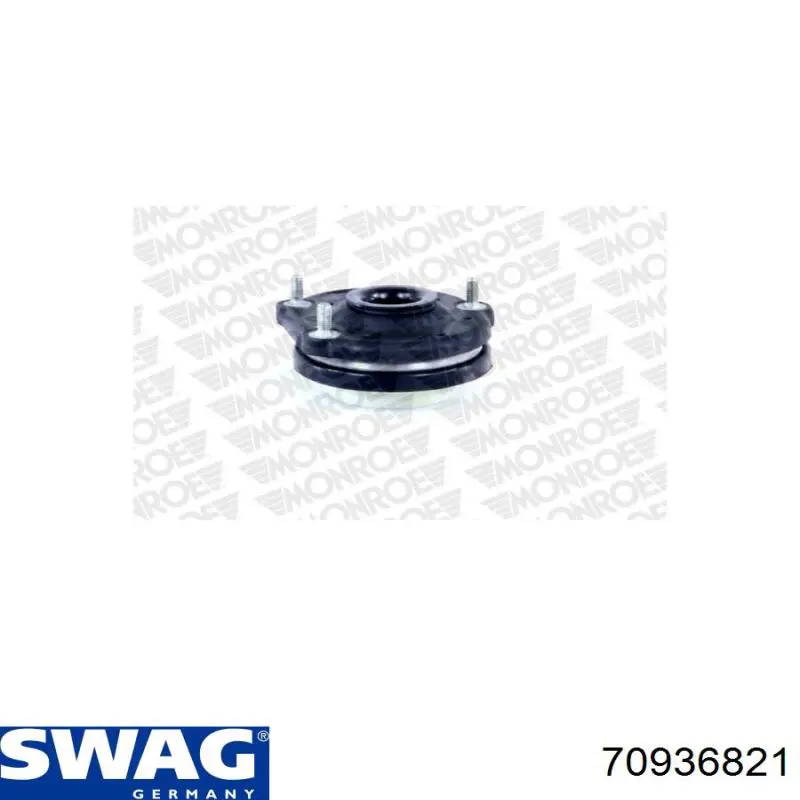 Soporte del amortiguador delantero izquierdo 70936821 Swag