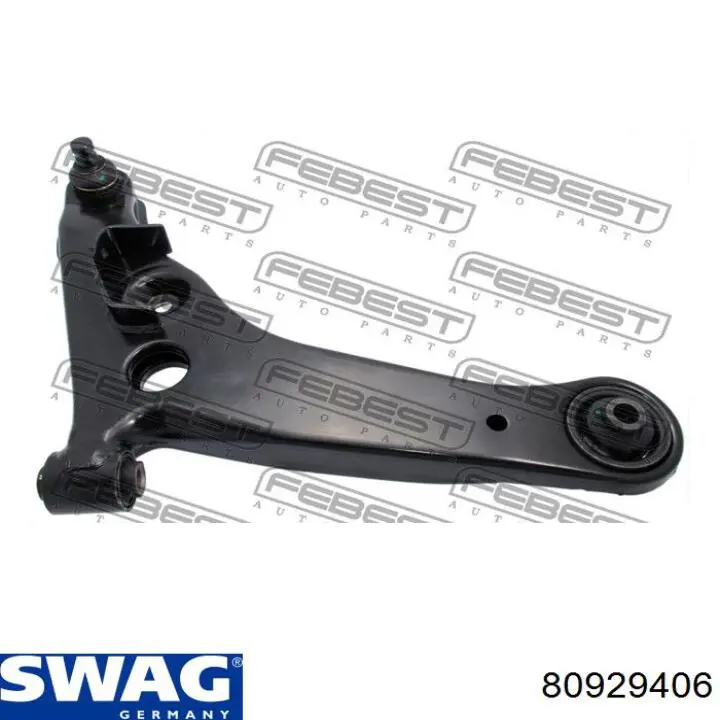 Silentblock del brazo de suspensión 80929406 Swag