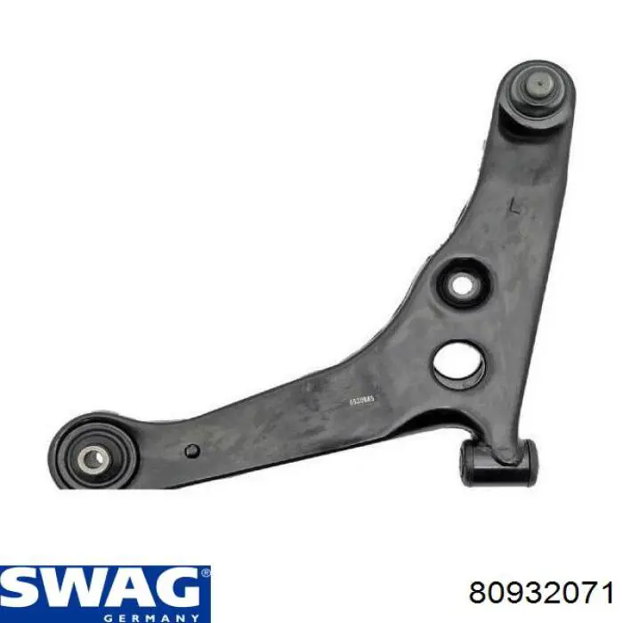 Brazo inferior izquierdo de la suspensión delantera Swag 80932071 precio, desde 81,93 EUR