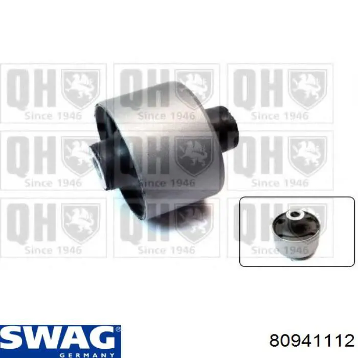 Buje delantero del brazo longitudinal trasero Swag 80941112 precio, desde 14,85 EUR