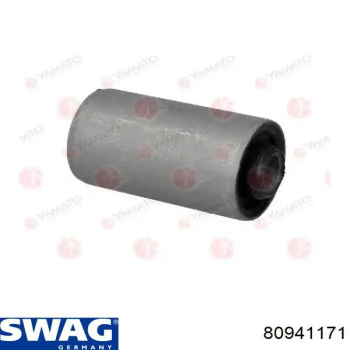 Silentblock delantero de ballesta trasera Swag 80941171