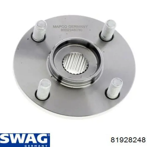 Buje de rueda delantero 81928248 Swag