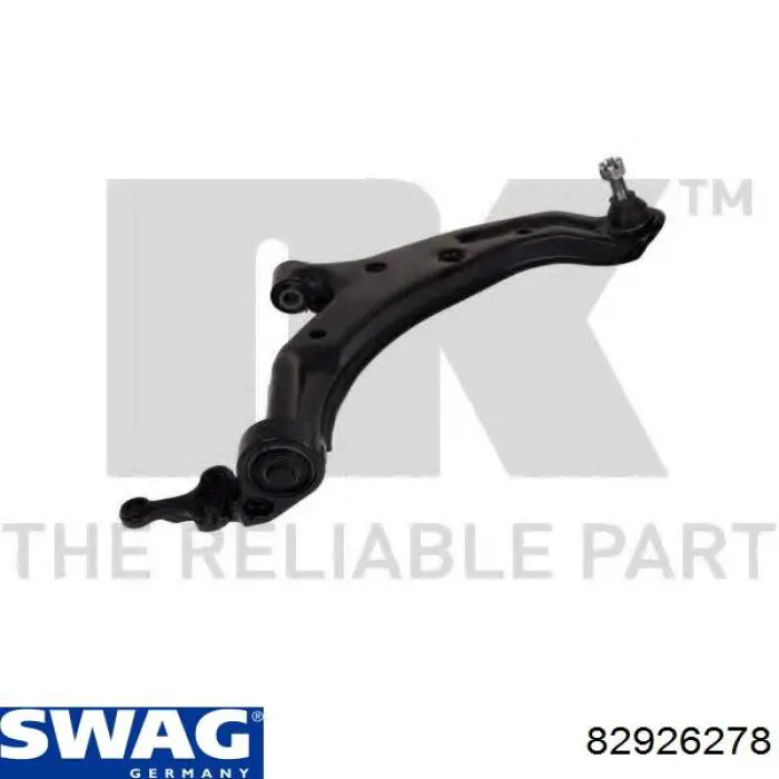 Brazo inferior derecho de la suspensión delantera Swag 82926278 precio, desde 68,81 EUR