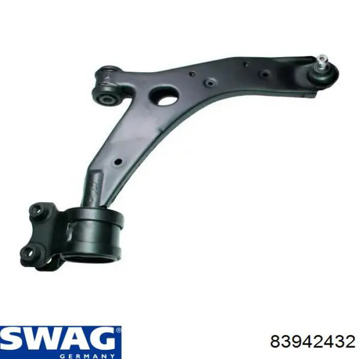 Brazo inferior derecho de la suspensión delantera Swag 83942432