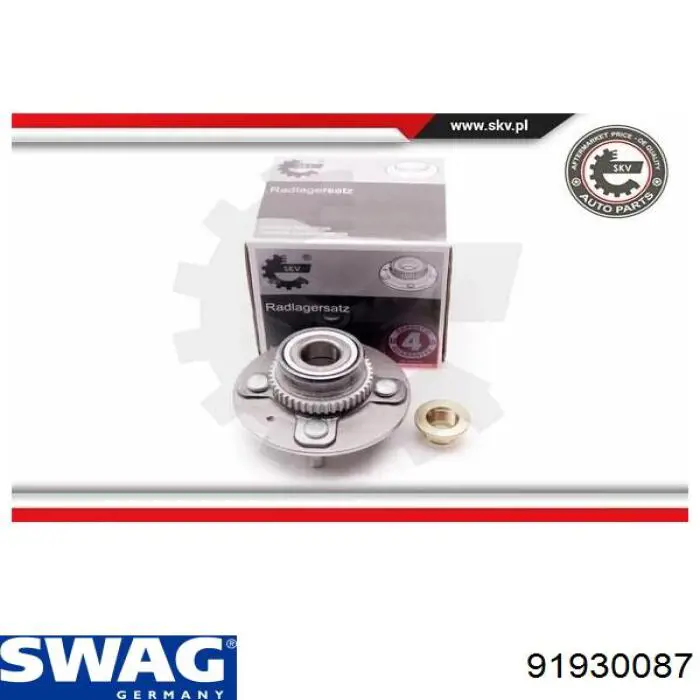 Cojinete de rueda delantero Swag 91930087 precio, desde 22,10 EUR