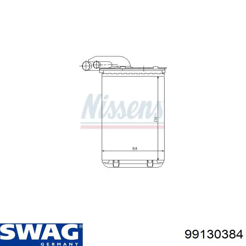 99130384 Swag kit de cadenas de distribución