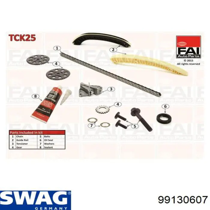 Kit de cadena de distribución Swag 99130607 precio, desde 107,83 EUR